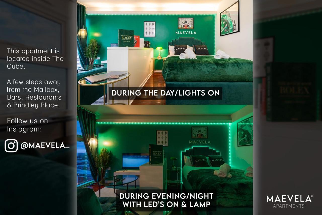 Maevela Apartments - Top Floor Rolex Themed Studio Apt Inside The Cube, Mailbox - Free Netflix & Wifi Birmingham Dış mekan fotoğraf